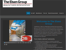 Tablet Screenshot of eisengroup.com